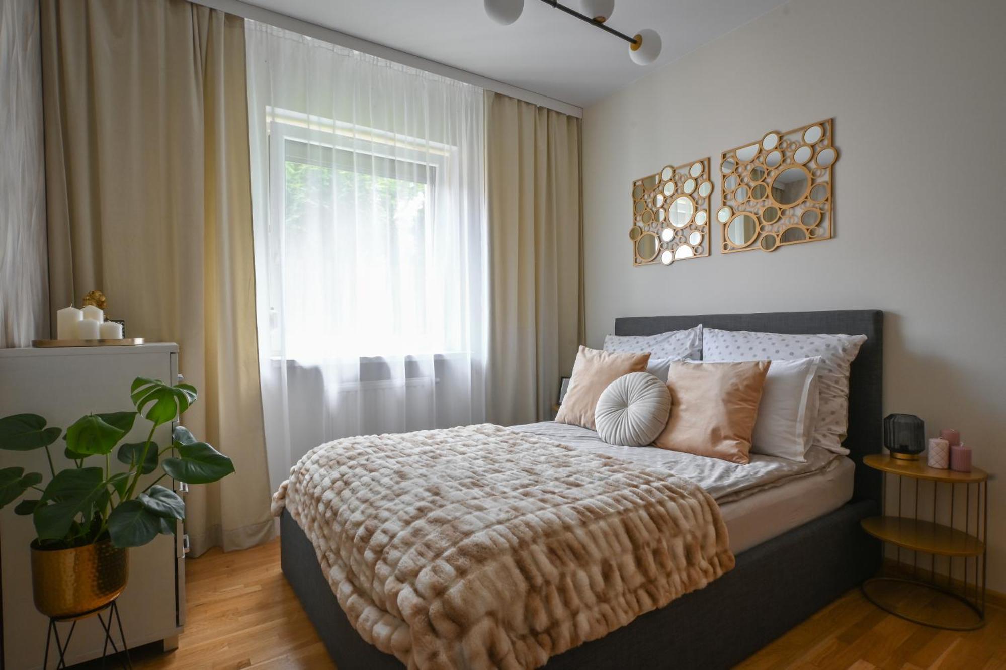 Malinowelove Aircon, 3 Rooms, Parking, Ogrod Krasków Exteriör bild